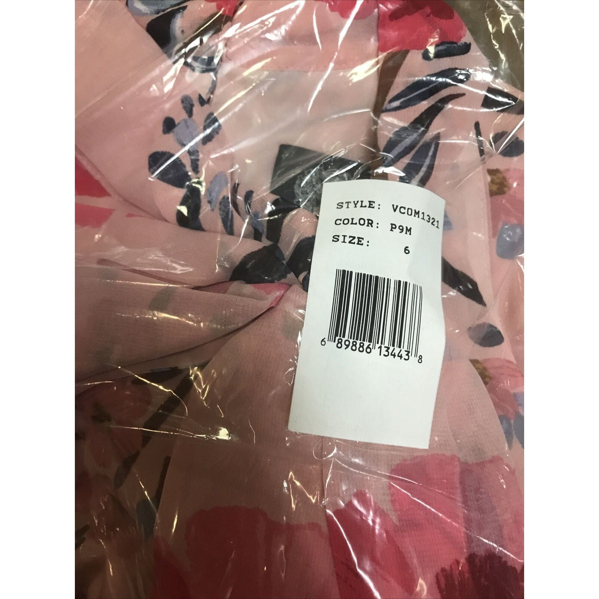 Vince Camuto Floral-Print Halter neck summer Dress Sleeveless Pink Multicolor 6