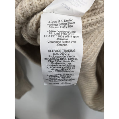 Madewell Thornton Balloon Sleeve Pullover Knit Sweater V-Neck Tan NEW X-Large