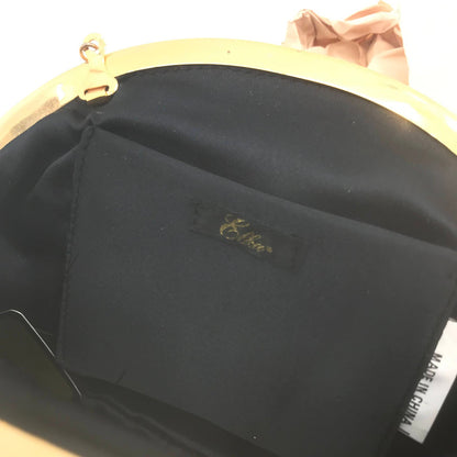 Elka Embellished Locked Party Black Clutches Crossbody Purse Gold Chain
