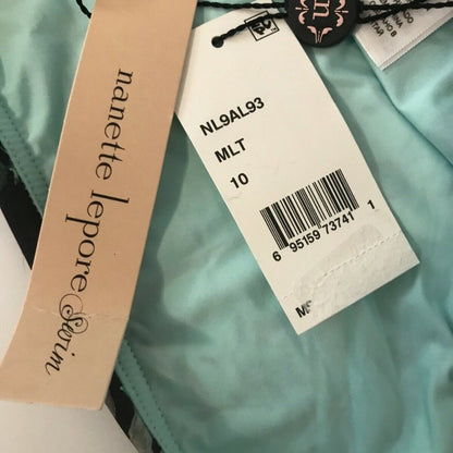 Nanette Lepore NEW Bloomin' Botanical Charmer Bikini bottom Size 10