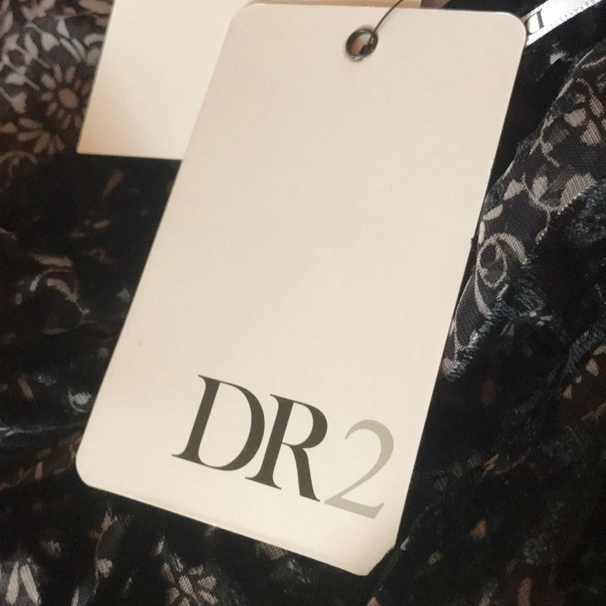 DR2 NEW Black Sheer Velvet Open Kimono Size 1X duster coverup Sheer lace