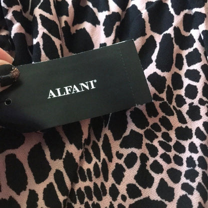 Alfani Leopard Print Long Sleeve Sheath Dress XXL animal NEW long sleeve career