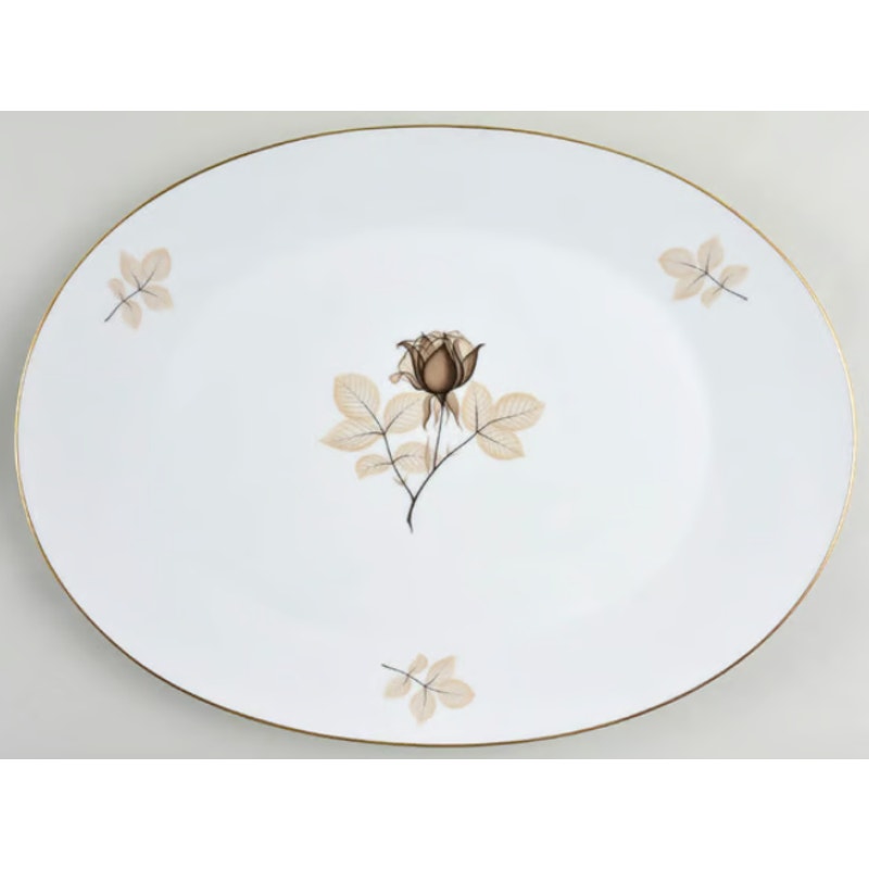 Rosenthal Shadow Rose Large Oval Platter Dish 15.25" Replacement Piece