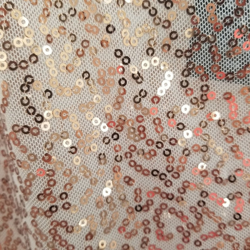 Metaphor Gold Sequin Sleeveless Camisole tank Top Large NEW SHEER Cocktail Club