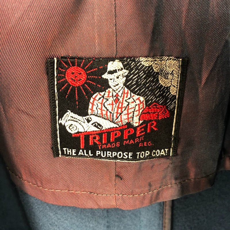 Vintage A.C. Holzer Apparel for Men Boys Wool All Purpose Trench Top Coat