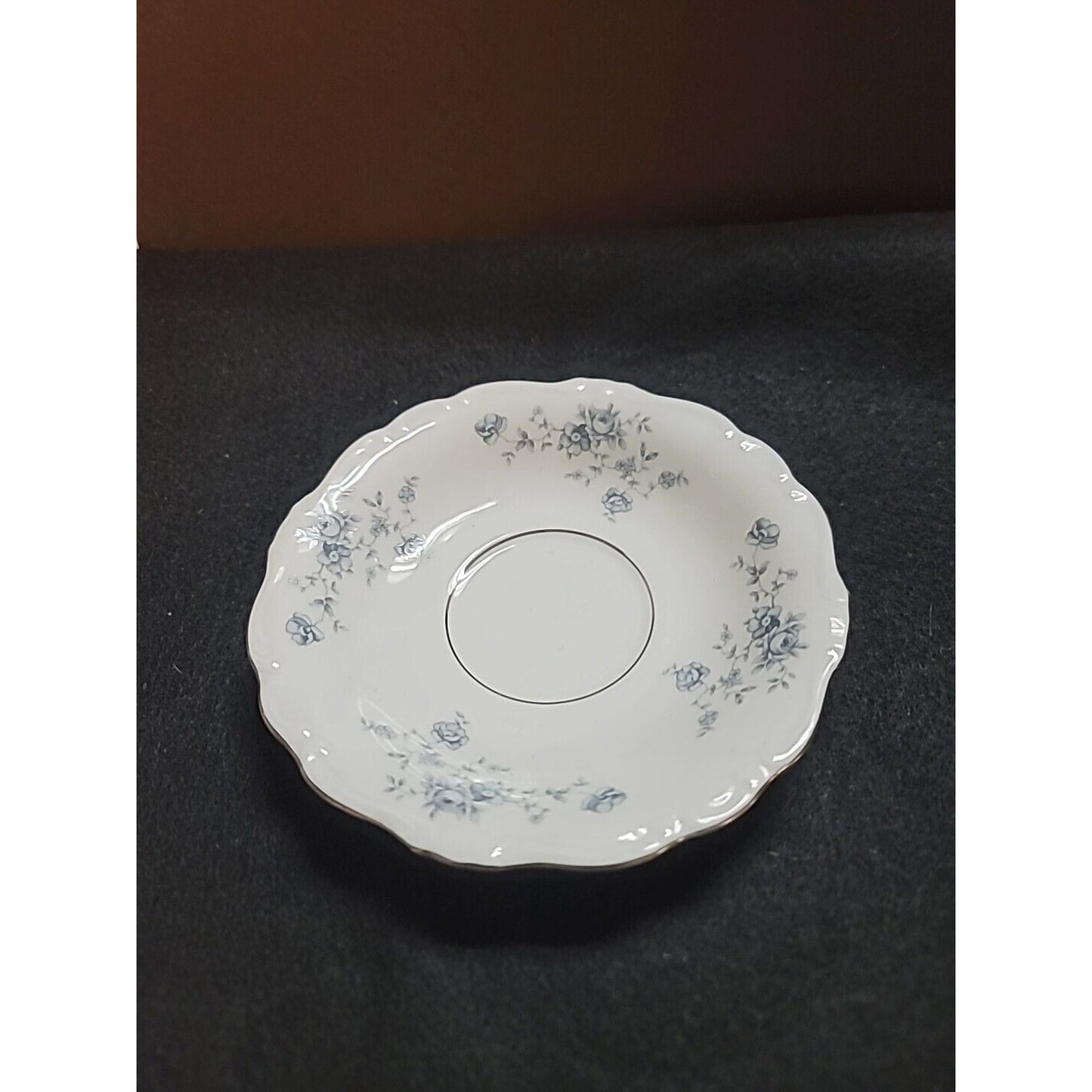 Johann Haviland Bavaria Germany Saucer Replacement Dish 6" White w/ Blue Flowers