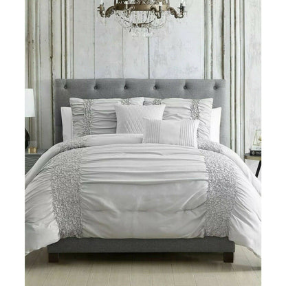 Hallmart Collectible Amalina 4-Pc Comforter Set Twin/ Twin XL ODESSA Blue