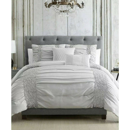 Hallmart Collectible Amalina 4-Pc Comforter Set Twin/ Twin XL ODESSA Blue