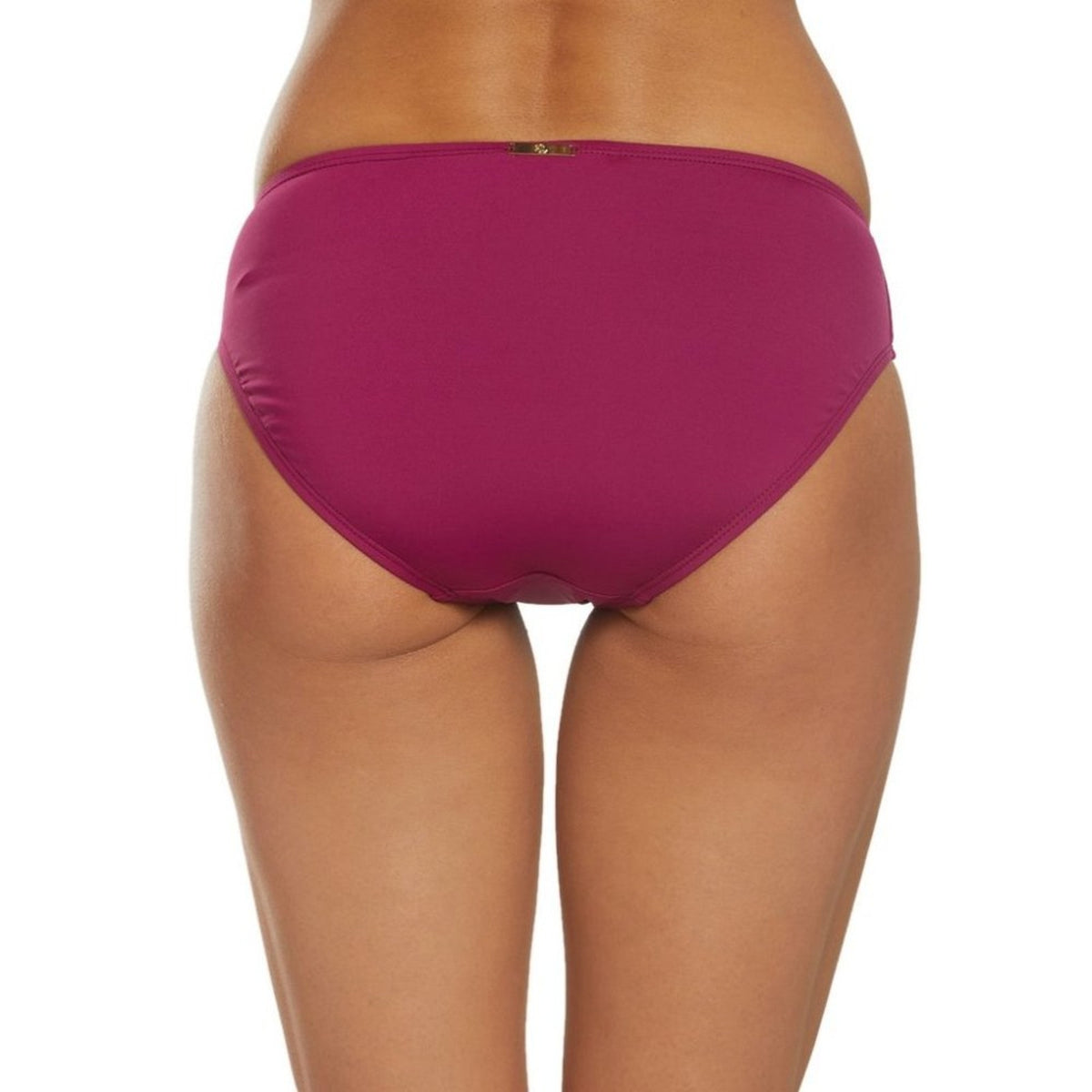 Lauren by Ralph Lauren Swimwear Bikini Bottom Nylon Plum Purple Size US 14 NWT