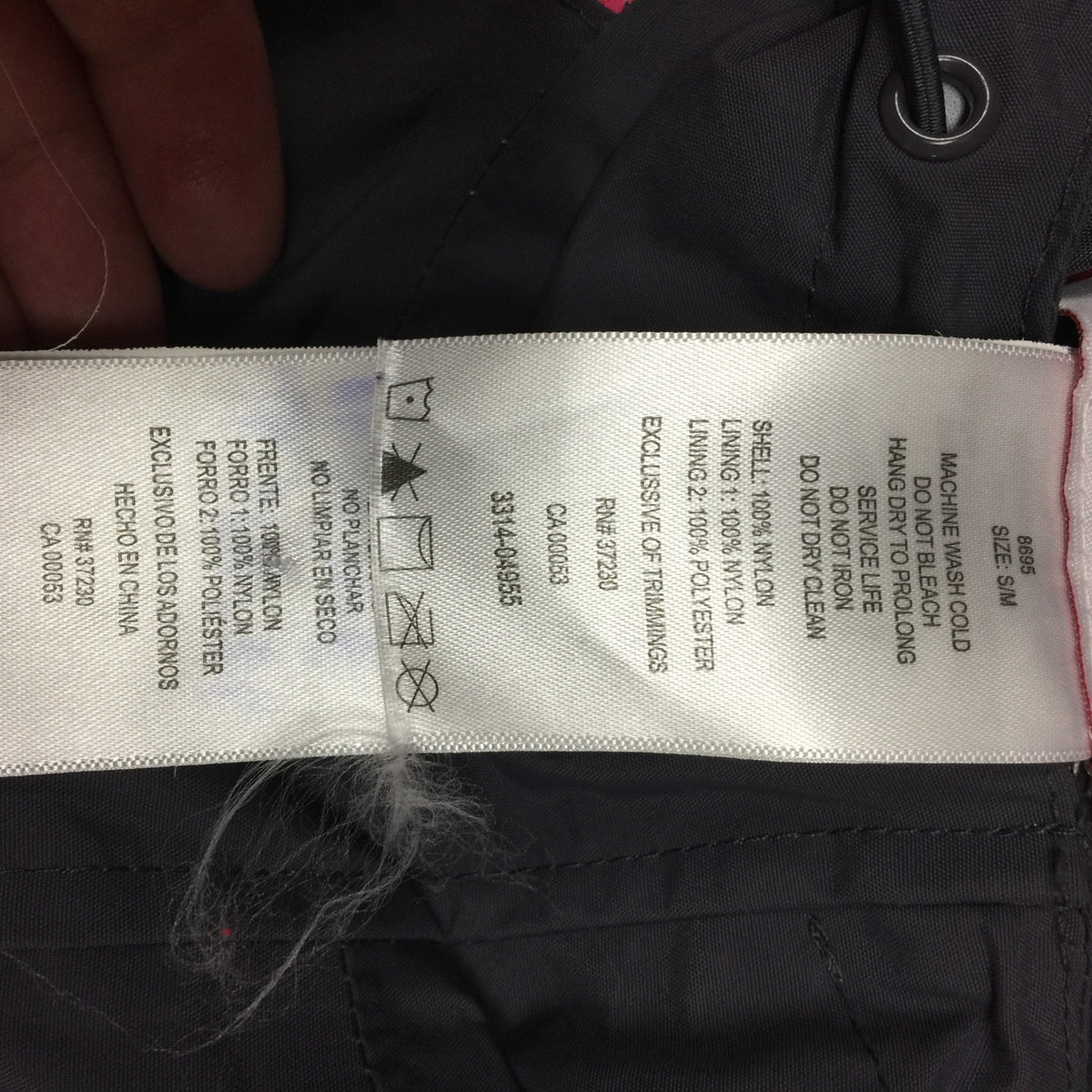 Coleman Grey and Pink Raincoat Size Medium Windbreaker Jacket Athletic Workout