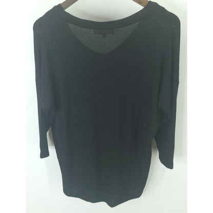 Philosophy Republic Clothing V-Neck Pullover Sweater XS/Extra Small Black NWT