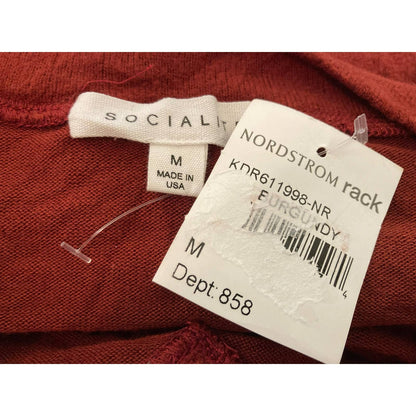 Stitchdrop Pullover Striped Sweater Dress Sz Medium in Technician Blue NWT