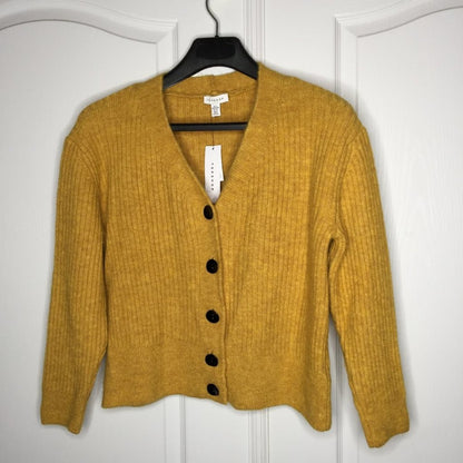 NWT TOPSHOP Button Front Knit Cardigan Sweater Size Large US 12