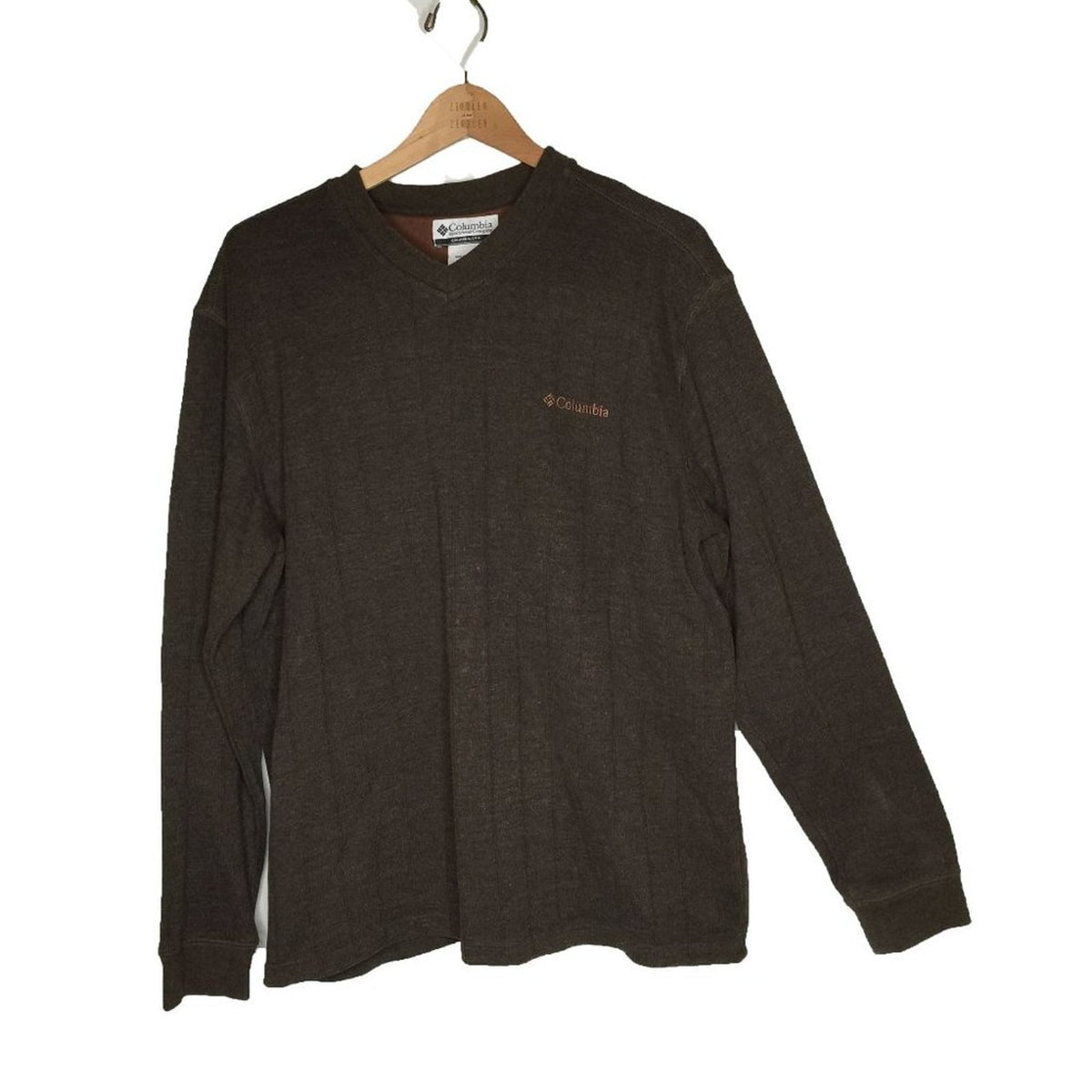 Columbia Sportswear Company Men's Pullover Long Sleeve sweater Brown Large