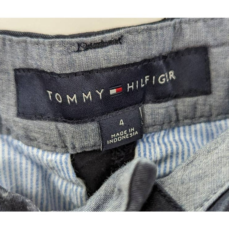 Tommy Hilfiger Navy Blue Chino Dress Pants Straight Leg Women's Size 4
