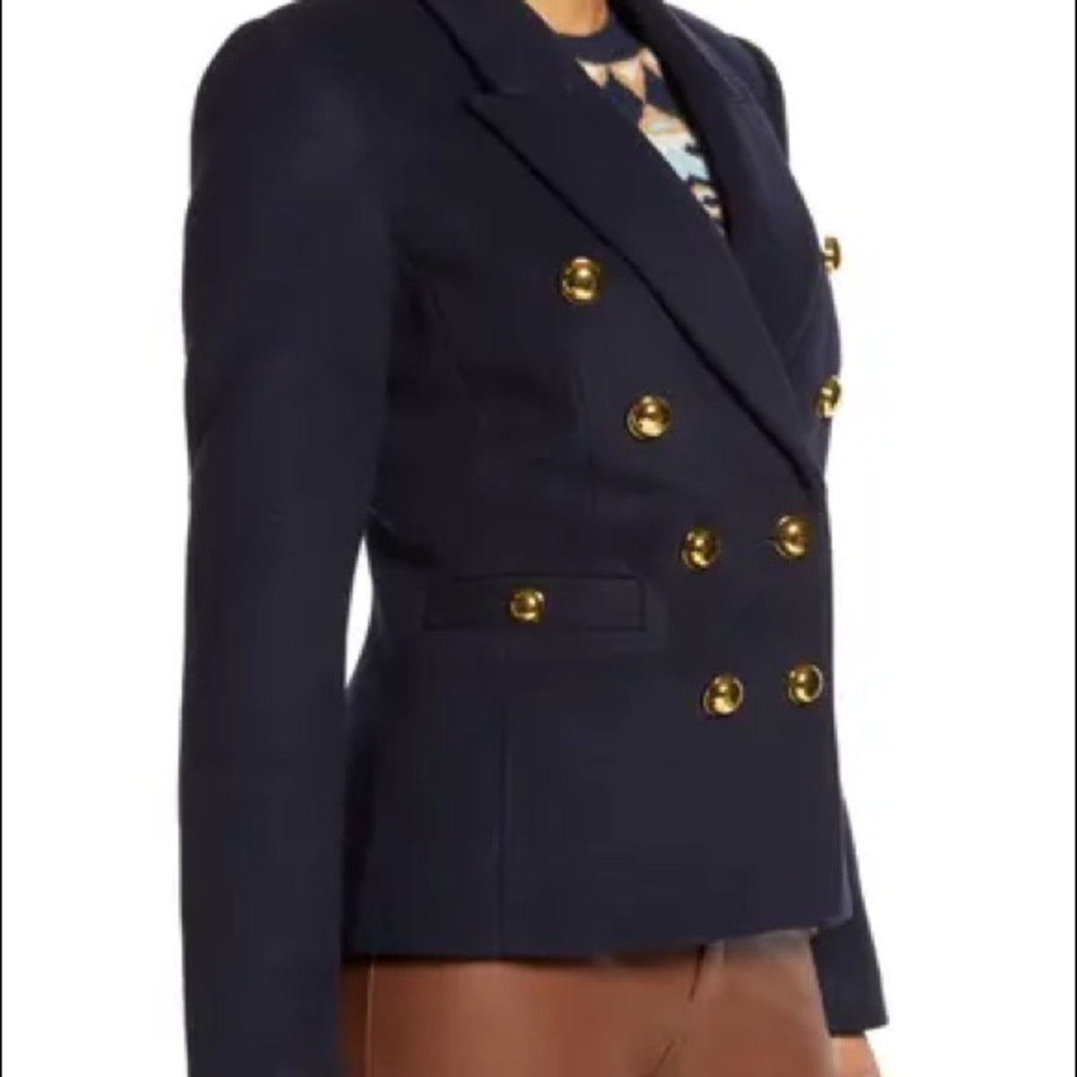 Halogen Atlantic-Pacific Double Breasted Blazer Size 4