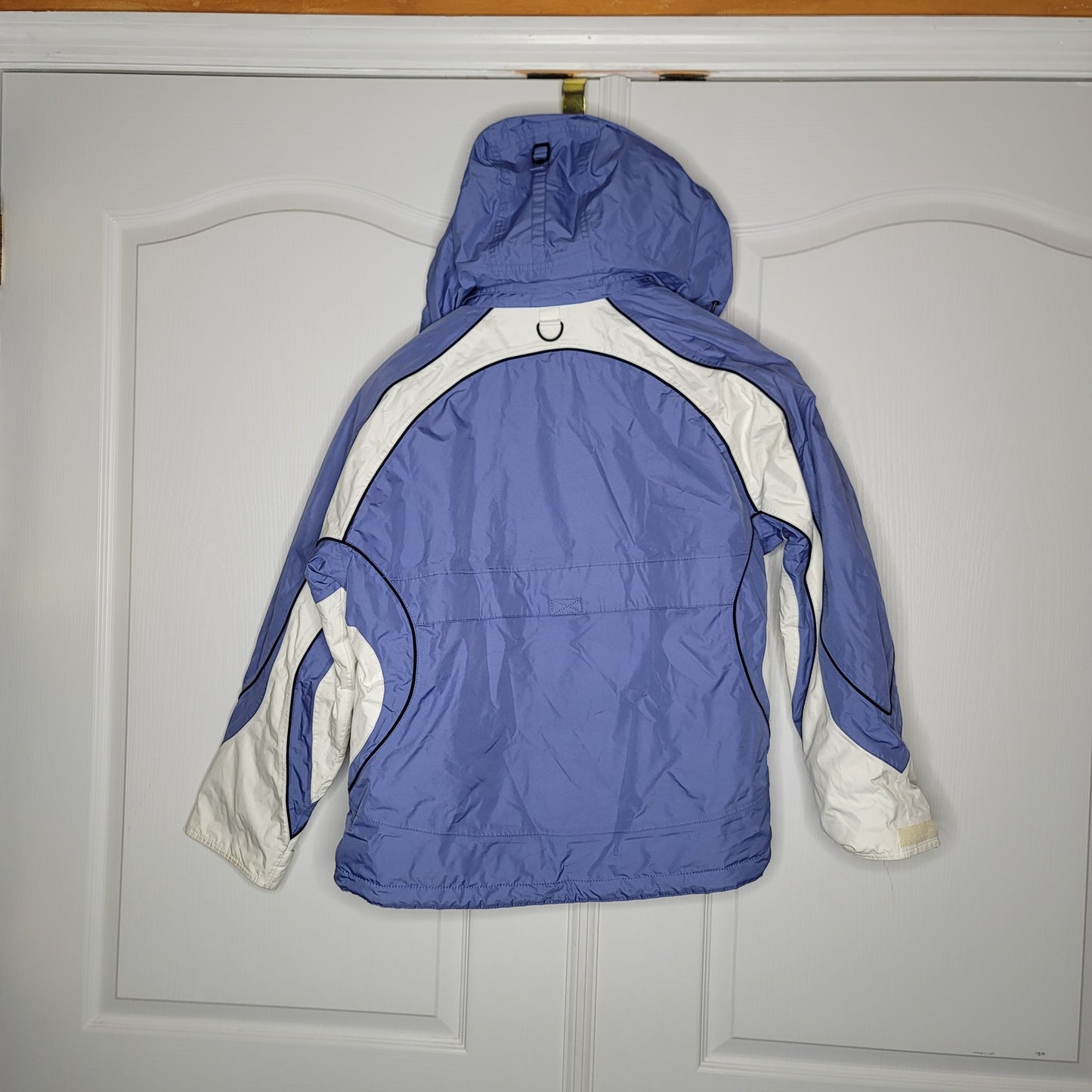 Hard Core Snowboarding ski snow Jacket Size 10 durable outdoor white purple