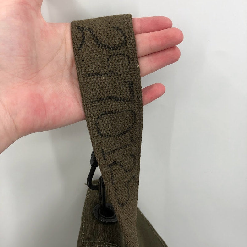 Vintage Vietnam Korean war Era Duffle Duffel Bag Army Green