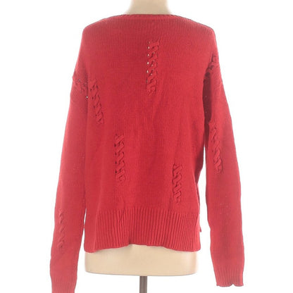 Halogen NWT Red Pullover Sweater Long Sleeve Crew Neck Size Small Long Sleeves