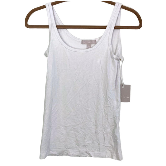 Chelsea28 Sleeveless Scoop Tank Top Size Small in White NWT