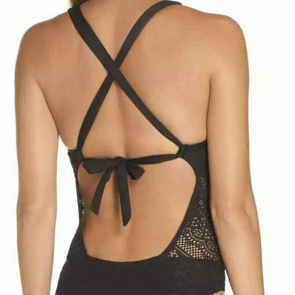 BECCA by Rebecca Virtue Tie Front Swimsuit Size Small