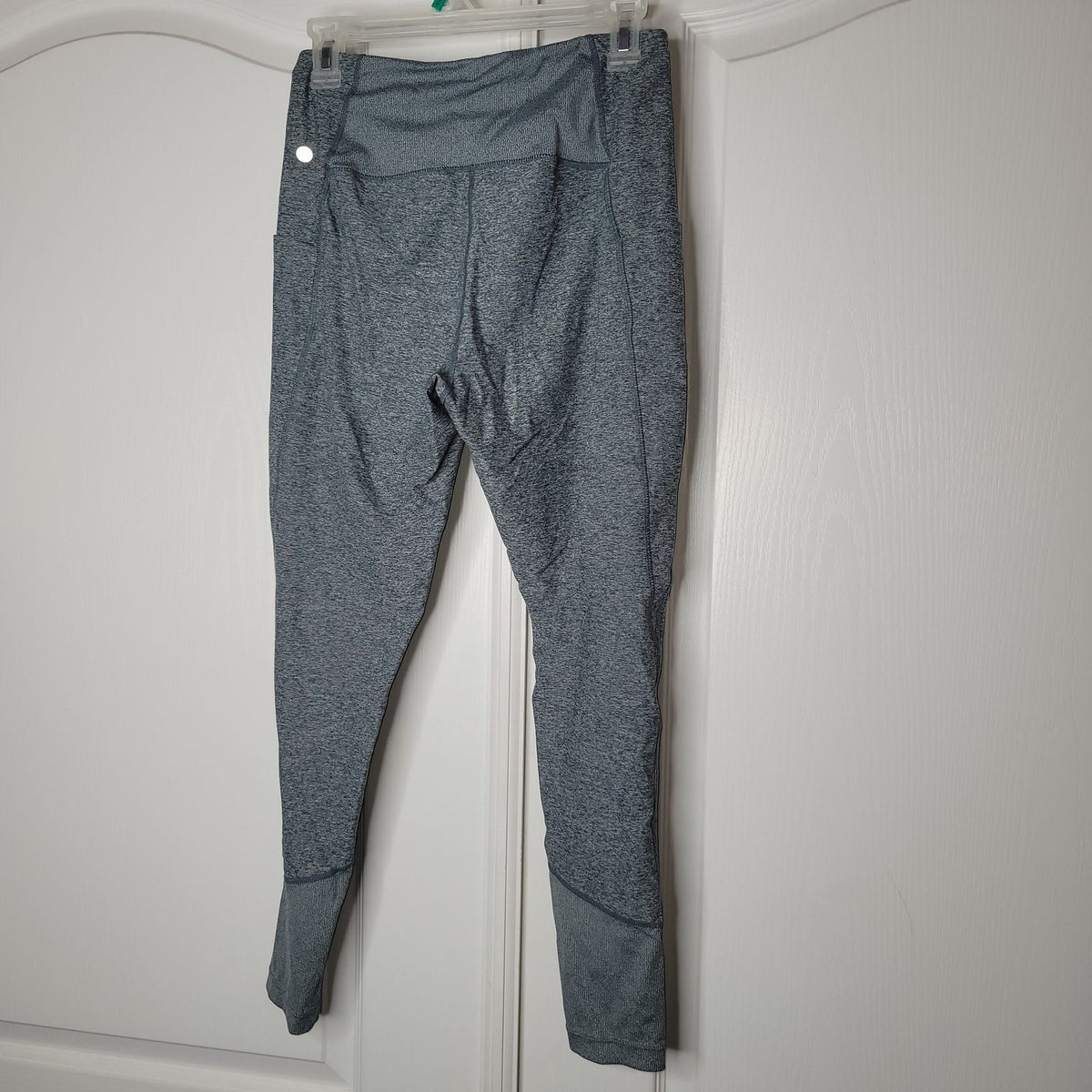 Zella Zelsoft High Waist Pocket Athletic Ankle Leggings Blue Size Medium Cozy