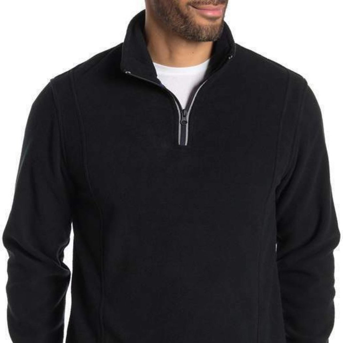 Vintage 1946 1/4 Zip Long Sleeve Pullover Sweater Mens Sweatshirt Fleece Medium
