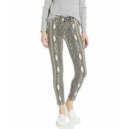 Joe’s NEW Snake Skin Pattern Jeans Icon Mid Rise Skinny Ankle Size 30