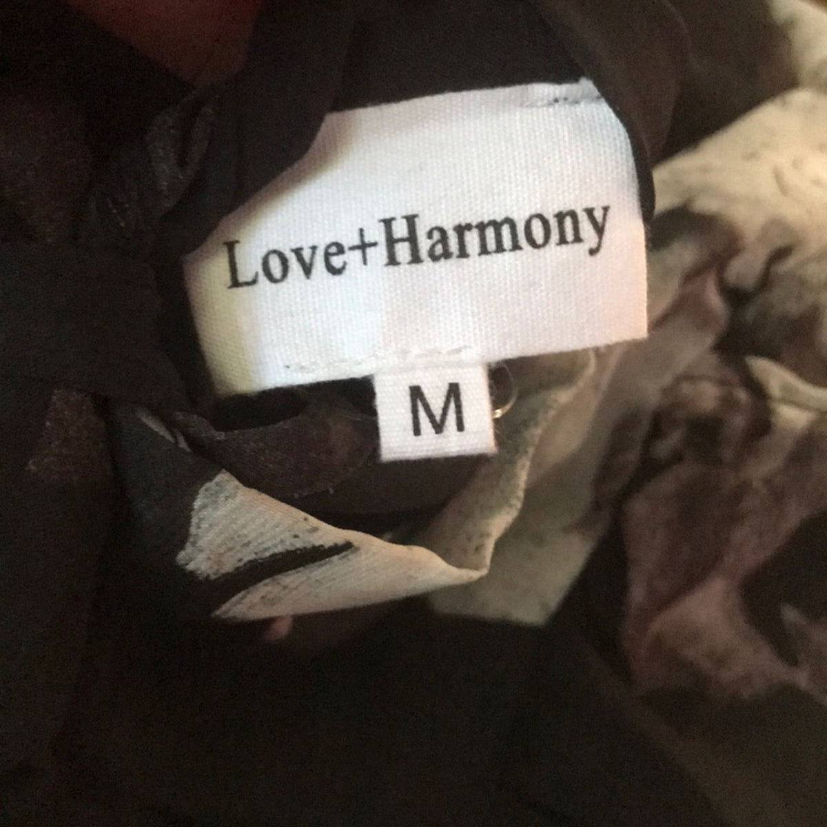Love + Harmony NEW Floral Sheer Black Short Sleeve Maxi Dress Size Medium