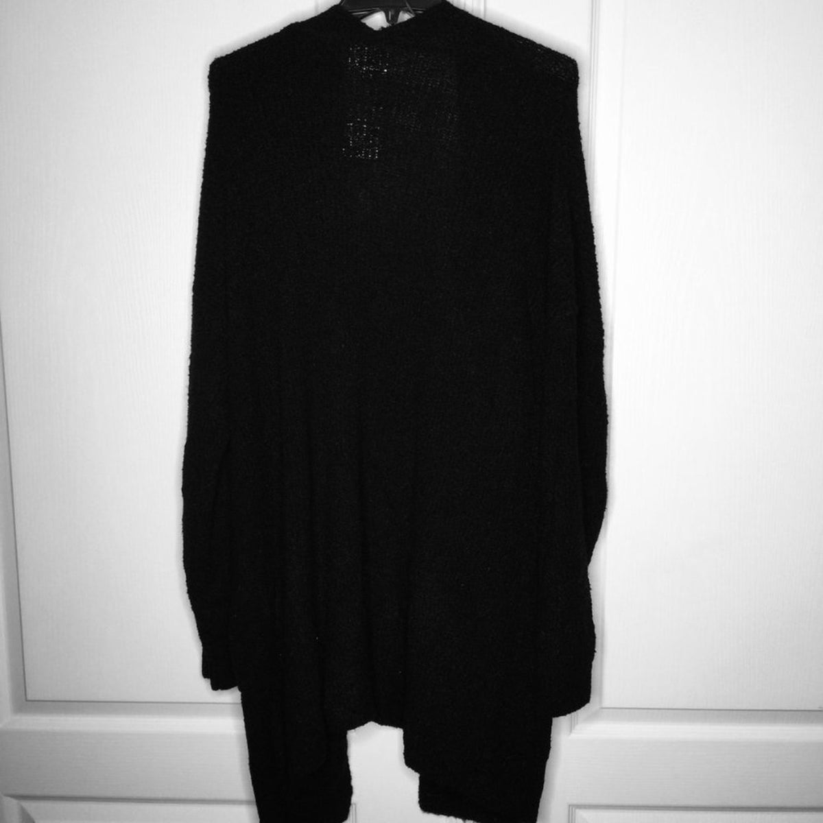 Perch by Blu Pepper Open Front Cardigan Sweater Long Sleeve Black Size 2XL
