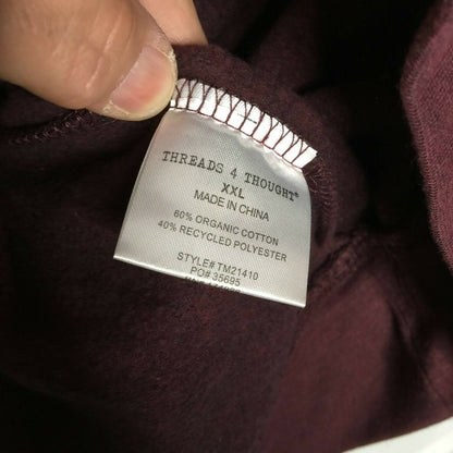 Threads 4 Thought NWT Pullover Drawstring Hoodie Sweatshirt Big Tall XXL ACTIVE